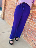 It’s A Vibe Purple Wide Leg Pants