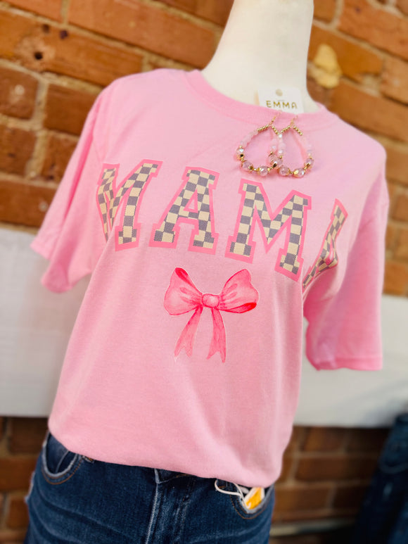 Mama Coquette Pink Tee