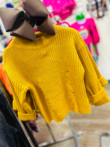 Mustard Knit Sweater