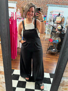 Risen Black Oversized Jumpsuit