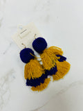 Pompon Tassel Earrings
