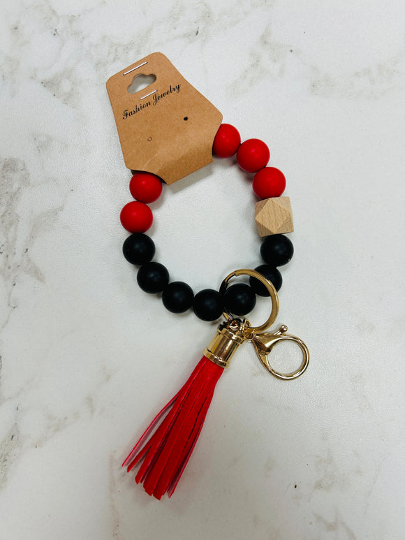 Silicone Ball Bangle Keychain